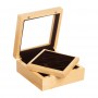 Wooden 8 Glass Slide holder